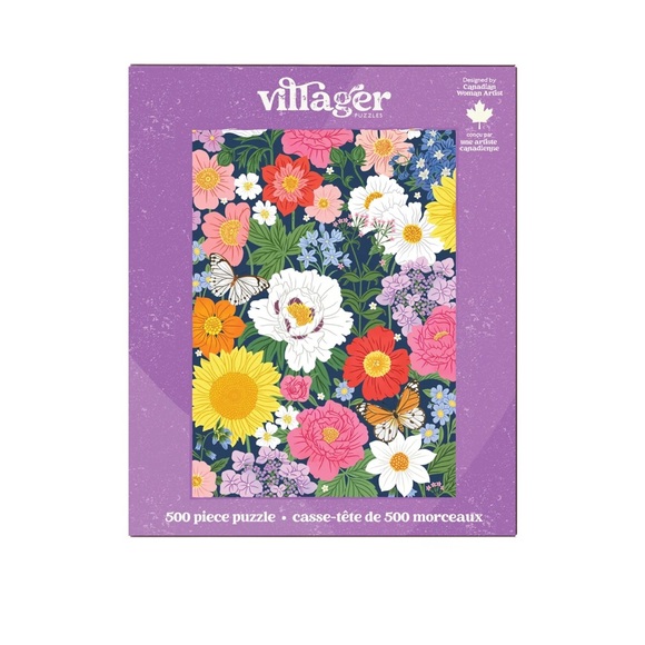 Villager Midnight Blooms 500 piece puzzle - Picture 4 of 5